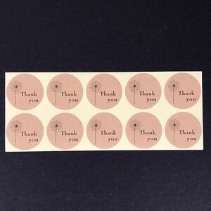 <Posher Tools> 100pcs Thank you stickers